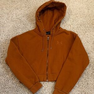 Under Armour Loose Cropped Zip Hoodie